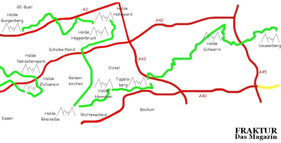 MTB Haldencross - Die Tour über die Halden des Ruhrpotts