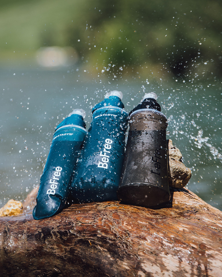 Katadyn BeFree AC Wasserfilter: jederzeit sauberes und sicheres Trinkwasser aus Bächen, Flüssen und Seen